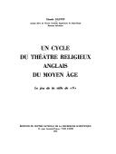 Un cycle du théâtre religieux anglais au Moyen Âge