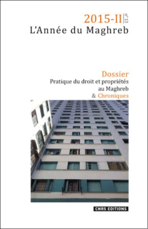 Année du Maghreb 2015-II n°13