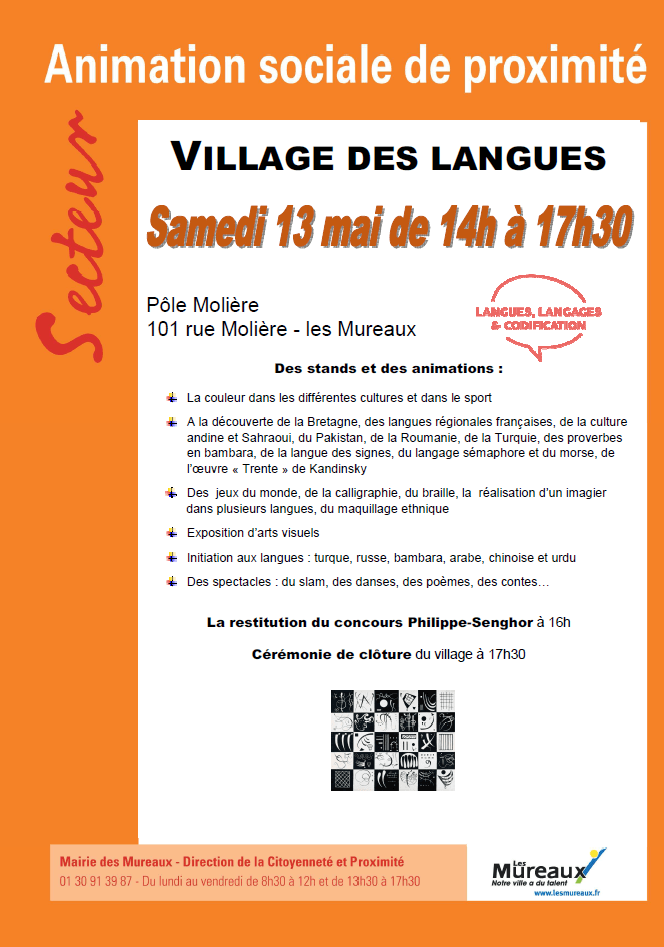 Annie Mollard-Desfour au "Village des langues" samedi 13 mai