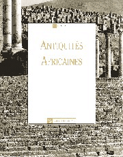 Antiquités africaines T 35 - 1999