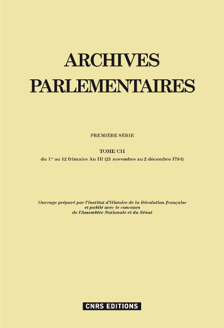 Archives parlementaires 102