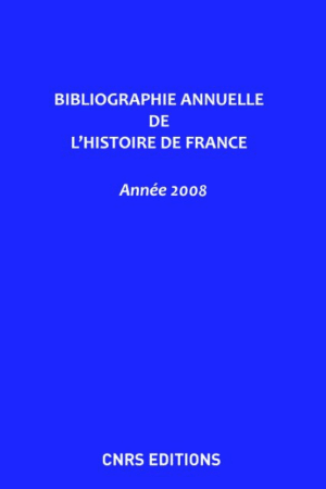 Bibliographie annuelle de l'histoire de France 54