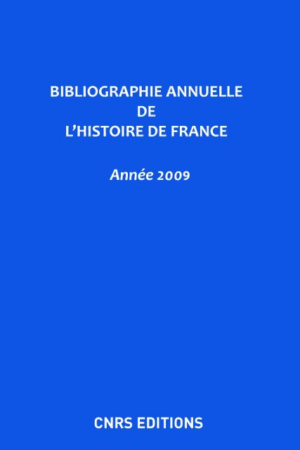 Bibliographie annuelle de l'histoire de France 55