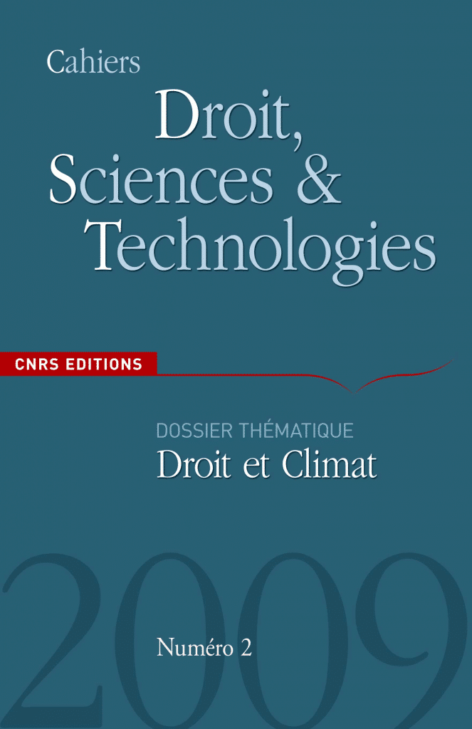 Cahiers Droit, Sciences et Technologie 2