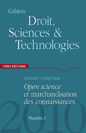 Cahiers Droit, Sciences & Technologies 3