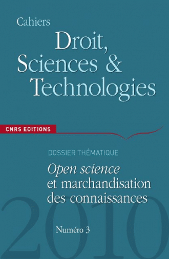 Cahiers Droit, Sciences & Technologies 3