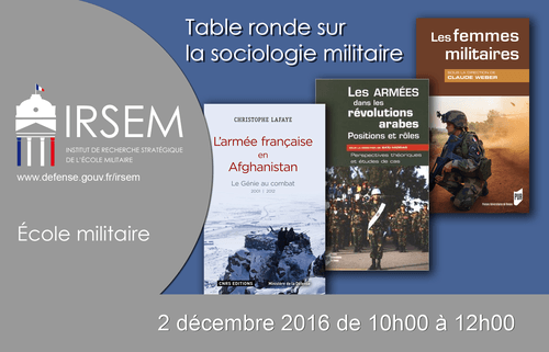 Christophe Lafaye à la table ronde sur la sociologie militaire de l’IRSEM