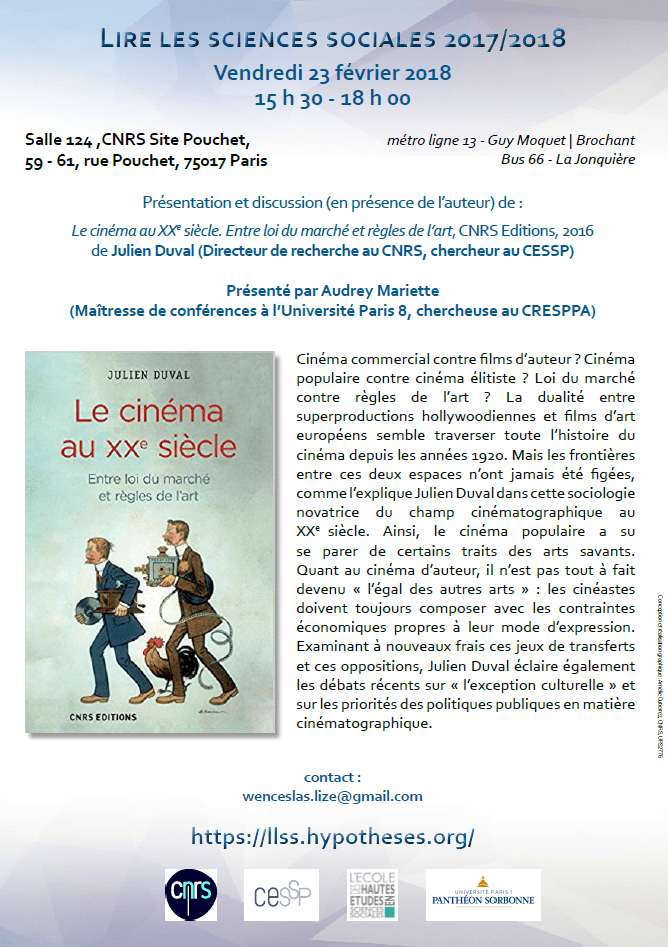 Conférence de Julien Duval - 23 février