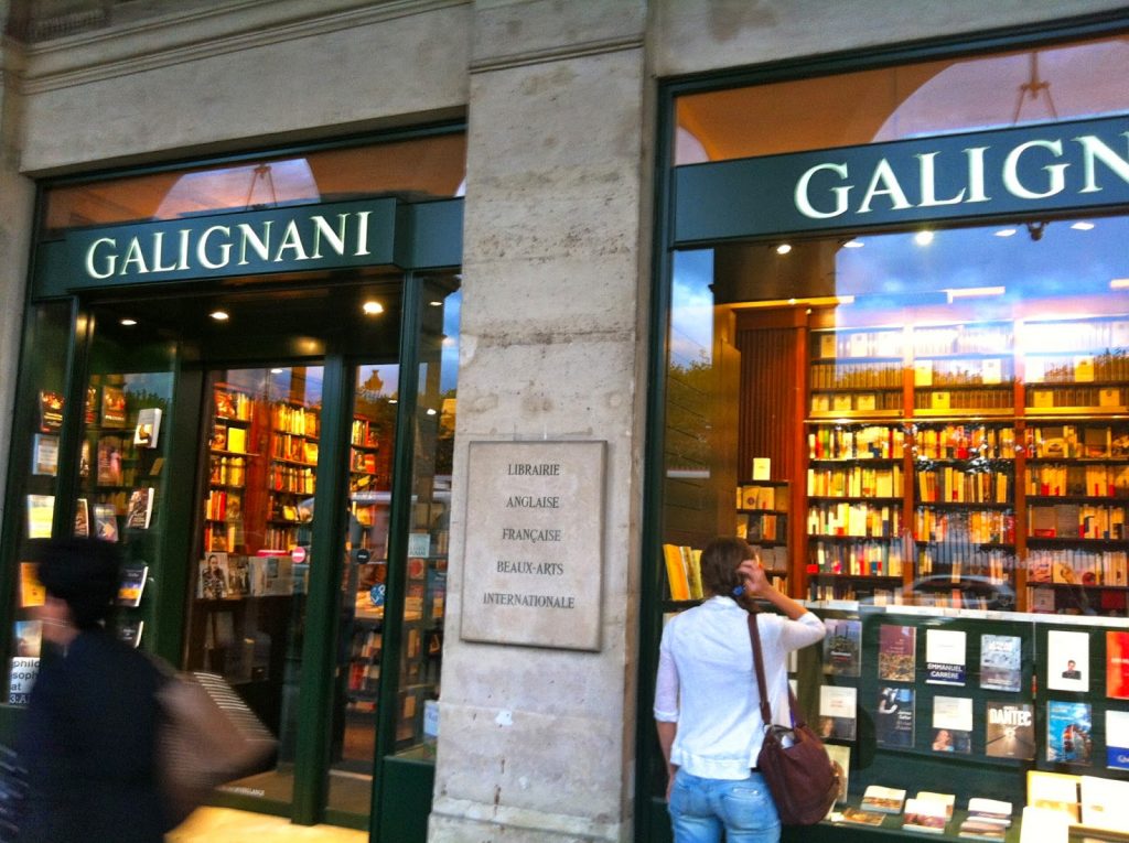 Hervé de Charette à la librairie Galignani le 7 février