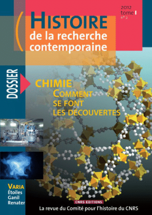 Histoire de la recherche contemporaine - tome 1 N°2