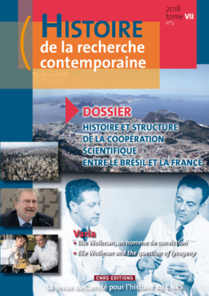 Histoire de la recherche contemporaine Tome VII n°2