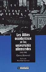 Les Alliés occidentaux et les universités allemandes, 1945-1949