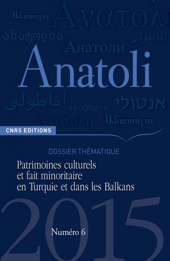 Table ronde autour de la revue "Anatoli n° 6" à l'INALCO lundi 14 mars 2016